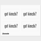 Drôle autocollant "Kimchi" ? (Feuille)