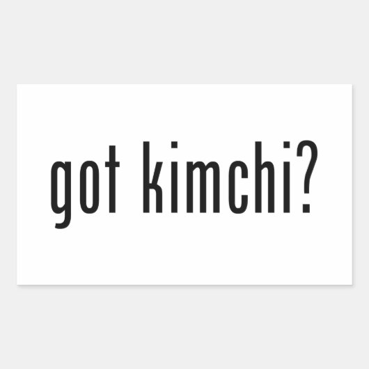 Drôle autocollant "Kimchi" ? (Devant)