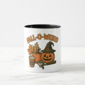 Drôle automne Halloween Mug (Centre)