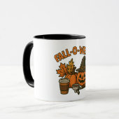 Drôle automne Halloween Mug (Devant gauche)