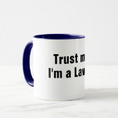 Drôle Avocat Mug - Cadeau personnalisable pour Avo (Devant gauche)