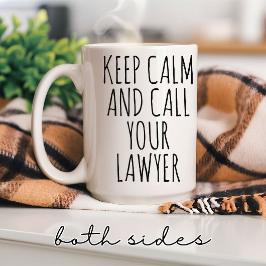 Drôle Avocat Mug pour Avocats & Étudiants en Droit