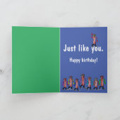 Drôle Bacon cadeau de carte d'anniversaire (Intérieur)