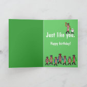 Drôle Bacon cadeau de carte d'anniversaire (Intérieur)