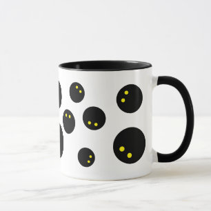 Drôle balle de squash imprimer tasse de café cadea