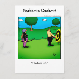 Drôle Barbecue Invitations "Spectickles"