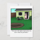 Drôle Barbecue Party Invitation (Devant)