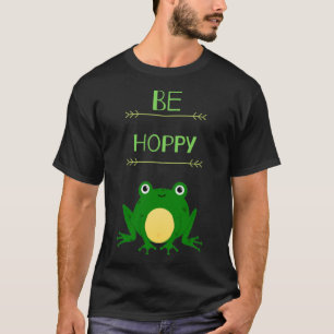 Drôle Be Hoppy Frog Amphibian Pun Sweat - shirt à 