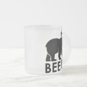 Drôle Bear Deer Beer Mug (Devant droit)