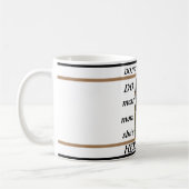 Drôle berger allemand café Mug (Gauche)