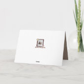 Drôle "Besoin de café" Carte d'anniversaire avec B (Dos)