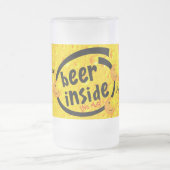 Drôle - Bière à l'intérieur de ce design de Mug (Centre)