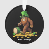 Drôle Bigfoot Sasquatch Trèfle St Patrick's Day (devant)