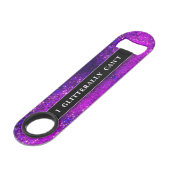 Drôle Boire Joke Purple Parties scintillant Monogr (Devant angulaire)