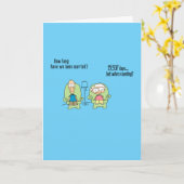 Drôle Bonne Carte Anniversaire. 048 (Fleur jaune)