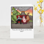 Drôle Bonne Carte De Voeux Anniversaire Pour Elle (Fleur jaune)