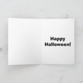 Drôle Bonne Carte Halloween Pour Lui (Intérieur)