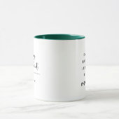 Drôle Bonne Retraite & Coeur Mug (Centre)