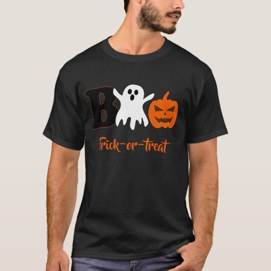 Drôle Boo Halloween T-shirt homme (Devant)