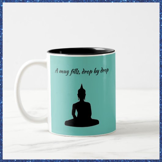 Drôle Bouddha Turquoise Citation Mug