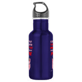 drôle bouteille d'eau en acier inoxydable "OINK PI (Dos)