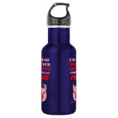 drôle bouteille d'eau en acier inoxydable "OINK PI (Devant)