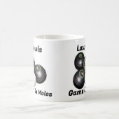 Drôle Bowls De Pelouse Jeu Sur M...., Mug de café (Centre)