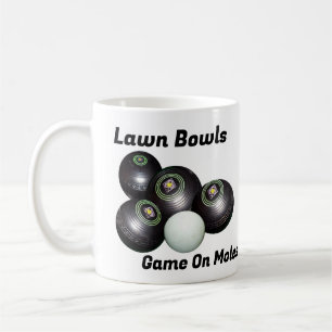 Drôle Bowls De Pelouse Jeu Sur M...., Mug de café