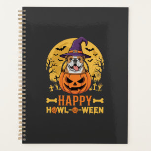 Drôle Bulldog Halloween Joyeux Howl-O-Ween Vintage