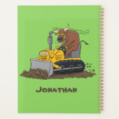 Drôle bulldozer de conduite de taureaux (Dos)