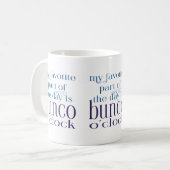 Drôle Bunco Café Mug (Devant gauche)