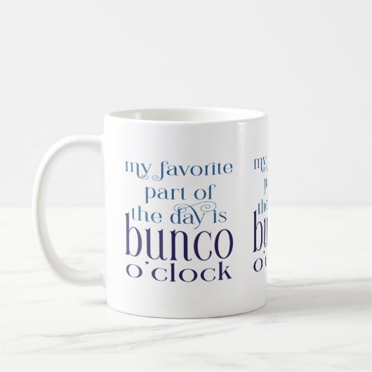 Drôle Bunco Café Mug (Gauche)