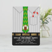 Drôle Bureau Noël Invitations (Debout devant)