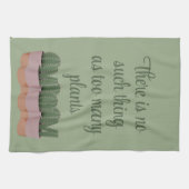 Drôle Cactus Maman Ménages Green Cuisine Serviette (Horizontal)