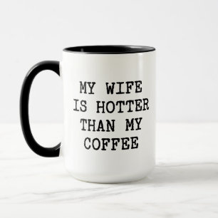Drôle cadeau café tasse pour mari de la femme