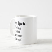 Drôle cadeau de départ pour Coworker café Mug (Devant gauche)