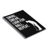 Drôle cadeau de golf pour Golfer Humour Carnet de  (Côté Droit)