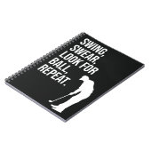 Drôle cadeau de golf pour Golfer Humour Carnet de  (Côté gauche)