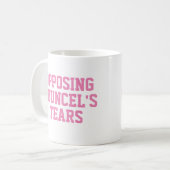 Drôle cadeau de l'avocat Pink Coffee Mug (Devant gauche)