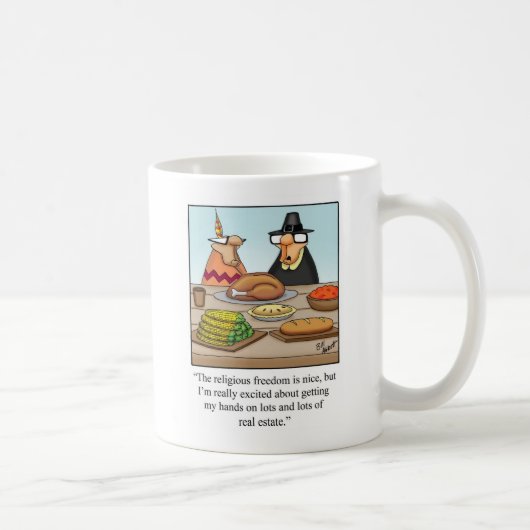 Drôle cadeau de l'Humour Thanksgiving Mug (Droite)
