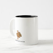 Drôle cadeau de l'Humour Thanksgiving Mug (Devant gauche)