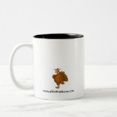 Drôle cadeau de l'Humour Thanksgiving Mug (Gauche)