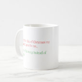Drôle cadeau de Mug de Noël pour les employés (Devant gauche)