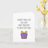 Drôle cadeau de plaisanterie carte d'anniversaire (Fleur jaune)