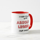 Drôle cadeau de retraite, Mugs de retraite (Devant droit)