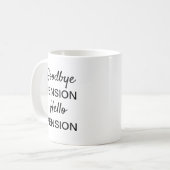 Drôle cadeau de retraite pour travailleur café Mug (Devant gauche)