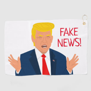 Drôle cadeau de serviette de golf avec le dessin 