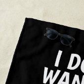 Drôle cadeau de serviette de plage de retraite pou (En situation)