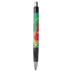 Drôle cadeau de stylo surpris Rooster - Texte pers