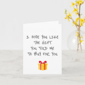 Drôle cadeau présent carte d'anniversaire (Fleur jaune)
